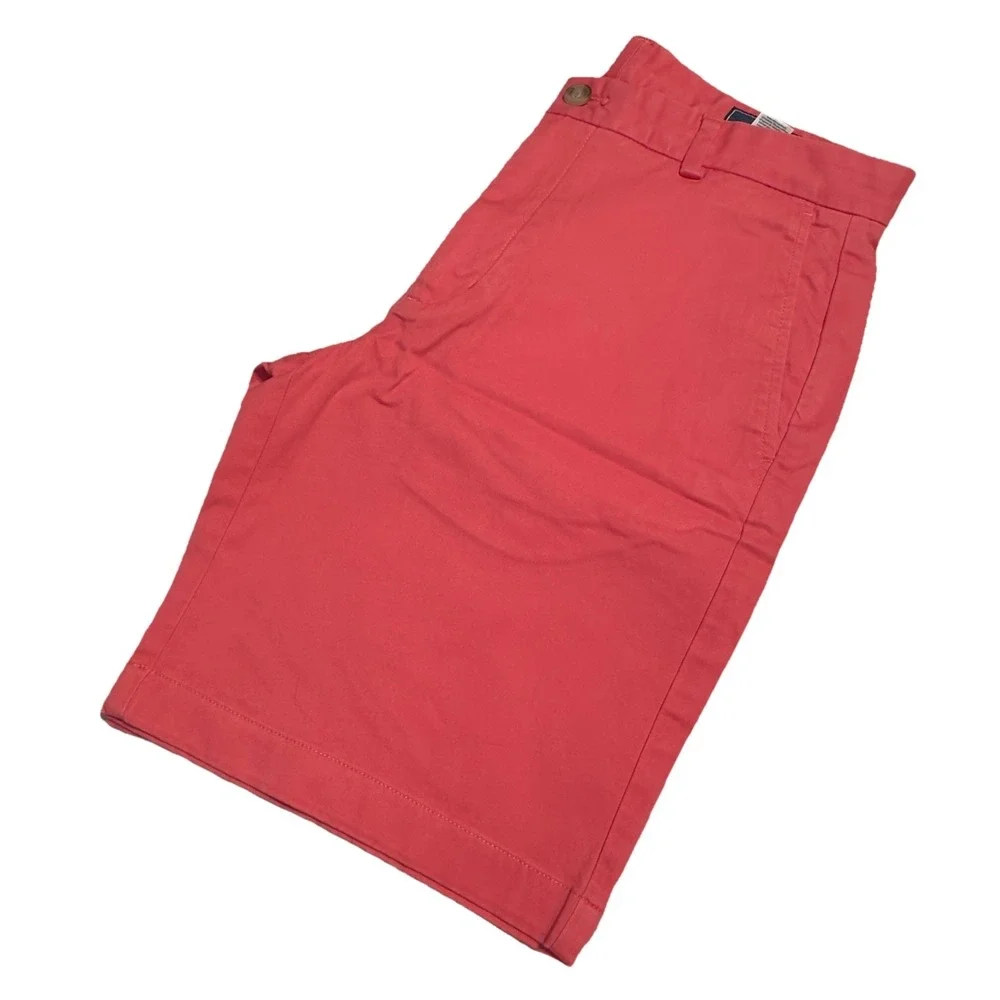 Vineyard Vines Shep & Ian Flat Front Breaker Shorts Men's Sz 31 Light Red Salmon